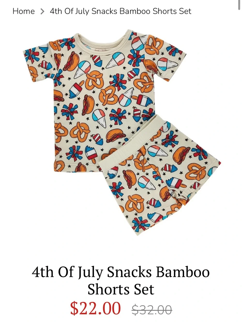 Little One Shorts Set